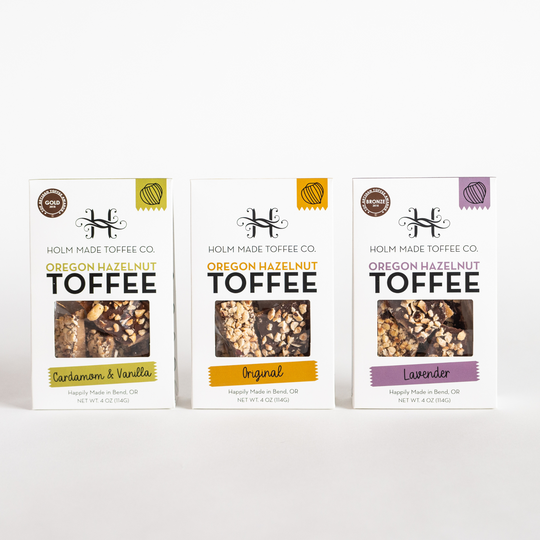 3 Pack of Hazelnut Toffee - Assorted Flavors