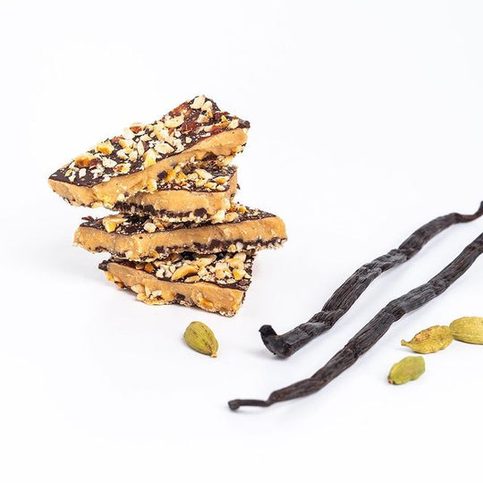 Cardamom & Vanilla Hazelnut Toffee