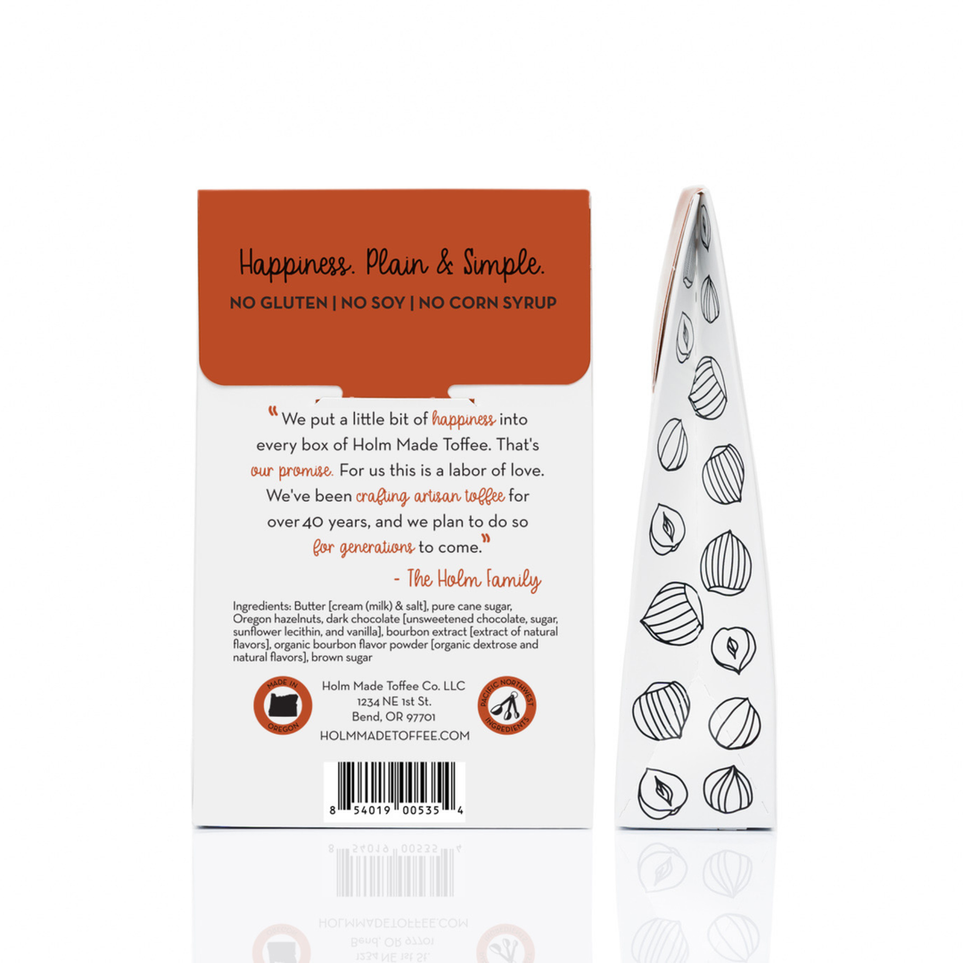 Bourbon Brown Sugar Hazelnut Toffee