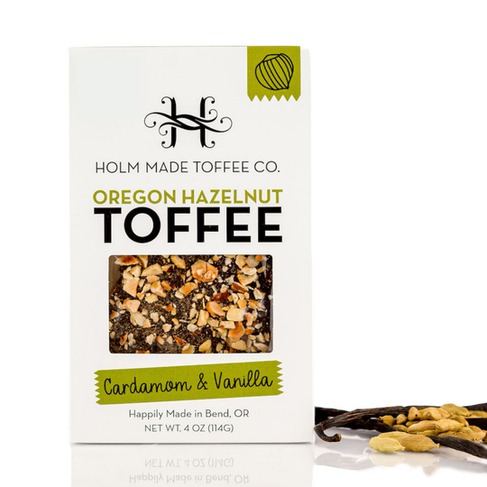 Cardamom & Vanilla Hazelnut Toffee