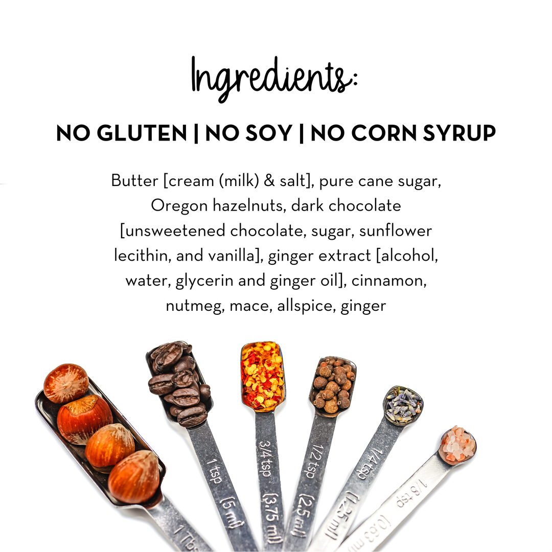 Gingerbread Hazelnut Toffee