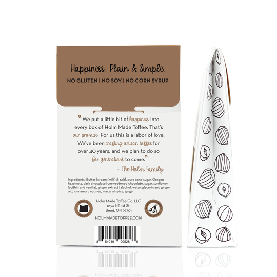 Gingerbread Hazelnut Toffee