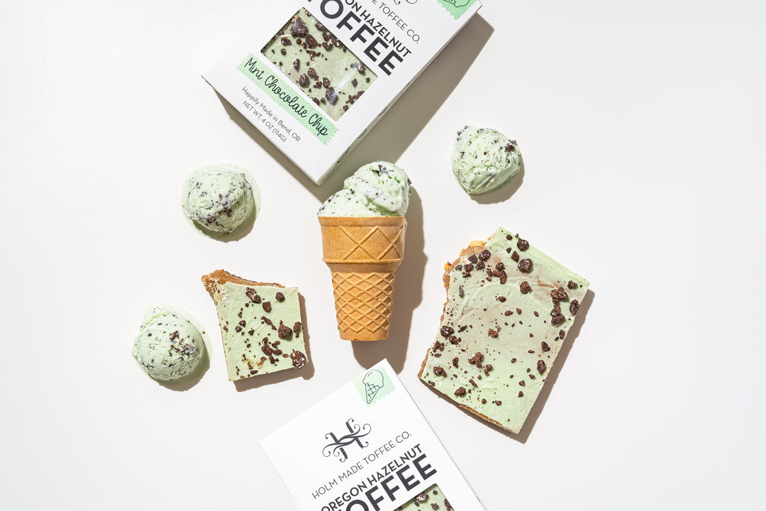 Mint Chocolate Chip - Oregon Hazelnut Toffee *Scoop Series*