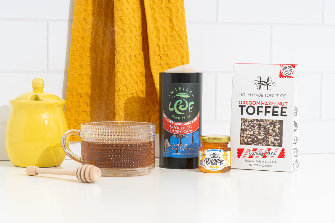Candy Cane Toffee and Tea Bundle