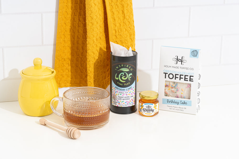 Birthday Cake Toffee and Tea Bundle