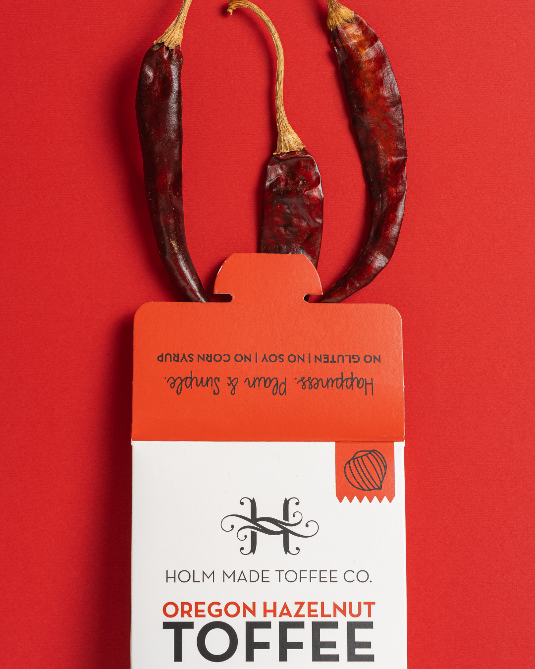 Spicy Red Pepper Hazelnut Toffee