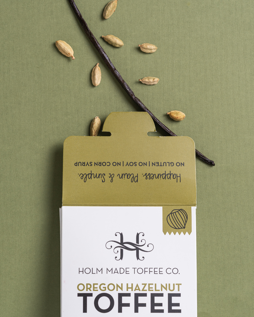 Cardamom & Vanilla Hazelnut Toffee
