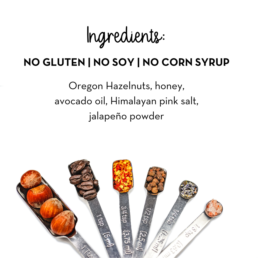 Jalapeño Honey Whole Roasted Hazelnuts