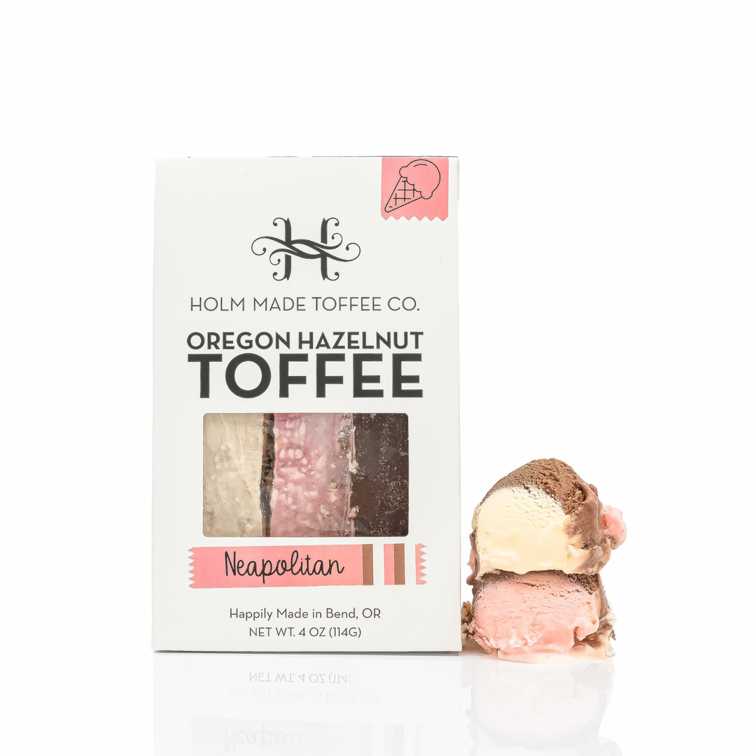 Neapolitan - Oregon Hazelnut Toffee *Scoop Series*