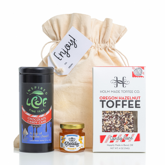 Candy Cane Toffee and Tea Bundle