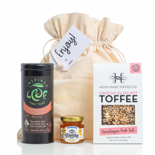 Himalayan Pink Salt Toffee and Tea Bundle