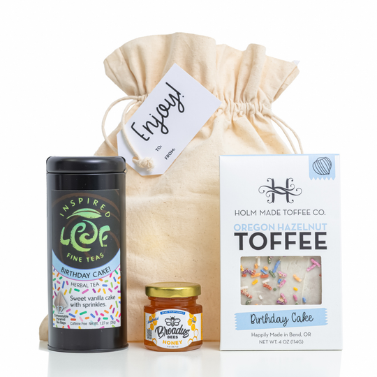 Birthday Cake Toffee and Tea Bundle