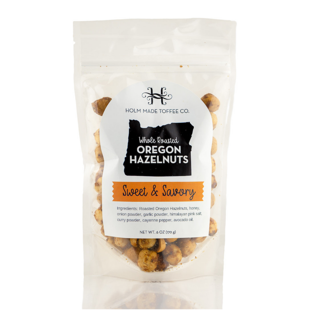 3 Pack of Whole Roasted Hazelnuts- Assorted Flavors