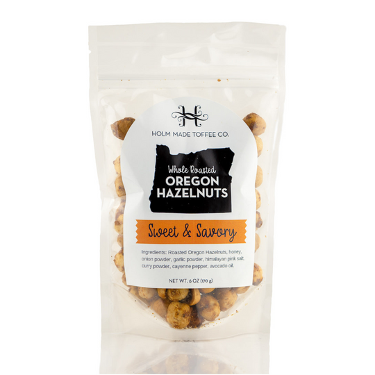 3 Pack of Whole Roasted Hazelnuts- Assorted Flavors