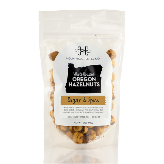 3 Pack of Whole Roasted Hazelnuts- Assorted Flavors