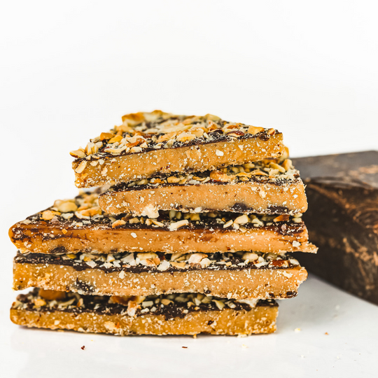 Cardamom & Vanilla Hazelnut Toffee