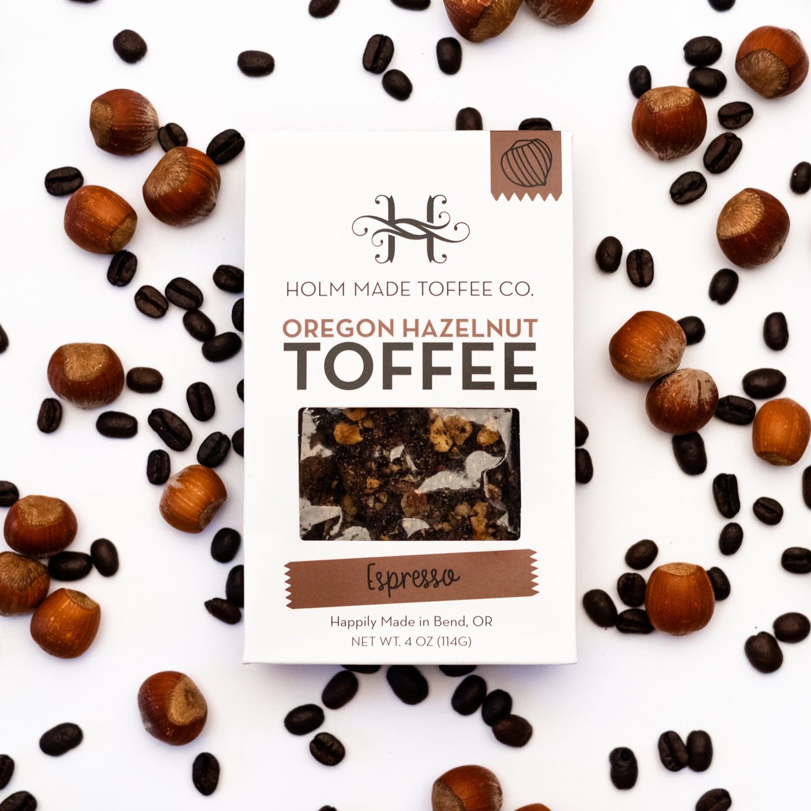 Espresso Hazelnut Toffee – Holm Made Toffee Co.