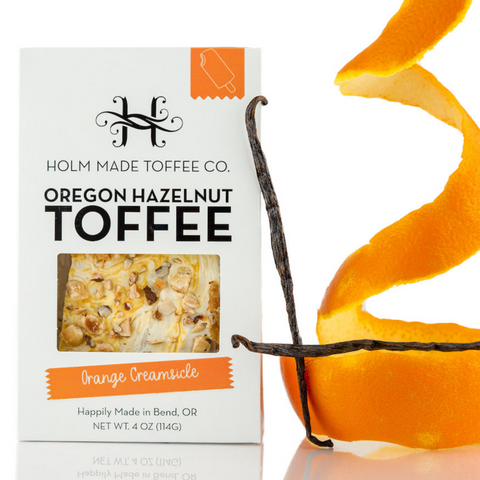 Orange Creamsicle Hazelnut Toffee