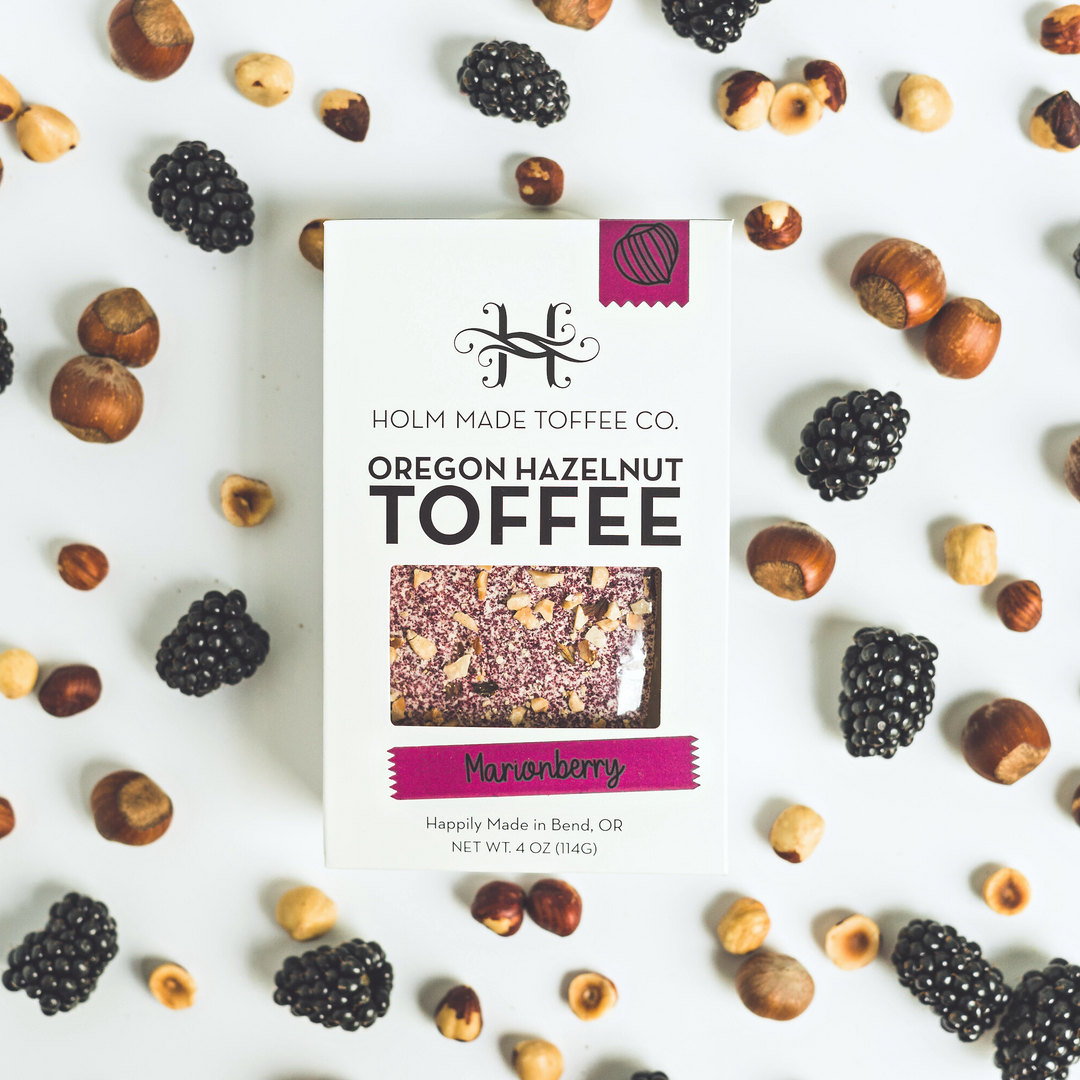 Marionberry Hazelnut Toffee